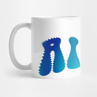 Go ask Alice (blue trippy Alice) Mug